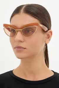 Bottega Veneta ochelari de soare cat eye pentru femei