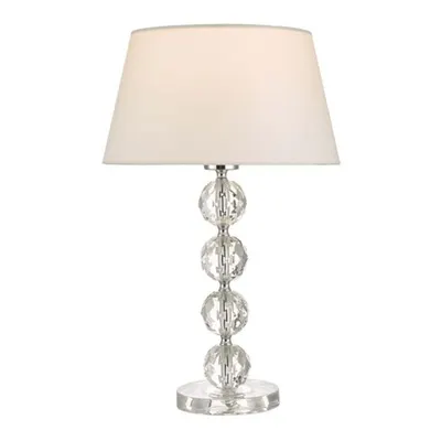 Veioza Aletta Table Lamp Faceted Acrylic With Shade