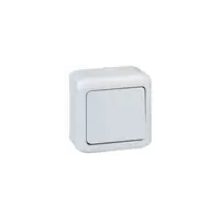 Buton cu actionare prin apasare 6 A - 250 VA, IP44, gri