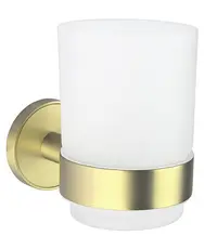 Pahar pentru periuțe de dinți Inter Ceramic - Lusso, Gold