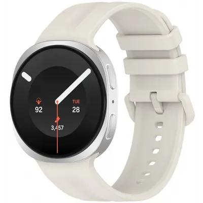 Curea Tech-Protect Silicone Evo pentru Samsung Galaxy Watch9 / Watch8 / Watch8 Classic Series, Bej