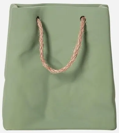 Vază decorativă în formă de punga Morello - verde