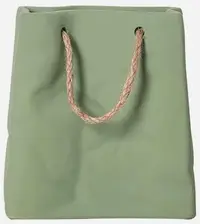 Vază decorativă în formă de punga Morello - verde