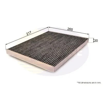 Filtru, aer habitaclu COMLINE EKF137A
