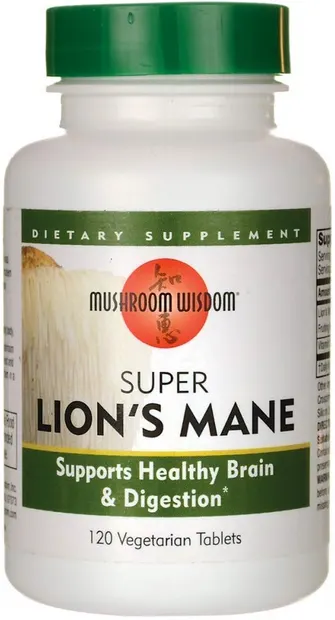 Super Lion’s Mane, 120 tablete, Mushroom Wisdom