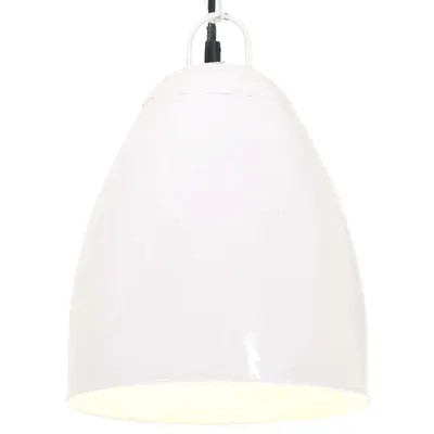 Gossi lampa suspendata industriala, 25 w, alb, 32 cm, e27, rotund