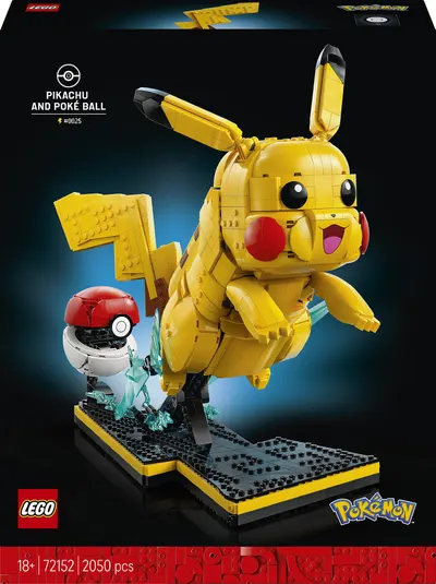 Constructor LEGO Pokemon - Pikachu și Poké Ball (72152)