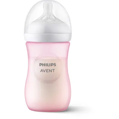 Philips Avent Natural Response SCY903/11 biberon pentru sugari 3-6 m Pink 1 buc