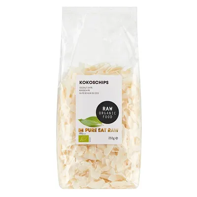 Fulgi de cocos raw bio 250g Raw Organic Food