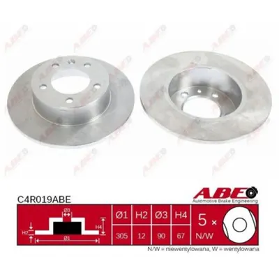 Disc frana ABE C4R019ABE