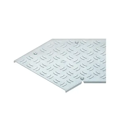 Capac pentru cot 45°, antiderapant R10 conform. conform DIN 51130 cu nervuri ridicate pe toata suprafata si elemente de fixare pre-asamblate RBADVRS 500-2.0 S