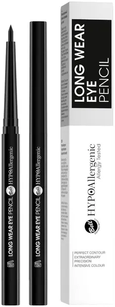 Bell HYPOAllergenic Creion de ochi Long Wear, 01 Black, 0.3 g