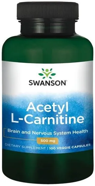 Acetyl L-Carnitine, 500 mg, 100 capsule, Swanson