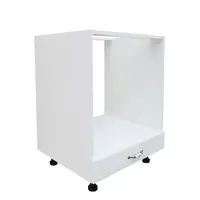 Corp pentru cuptor incorporabil cu sertar Zebra, alb/MDF Alb Mat, fara blat, 60 x 82 x 57 cm