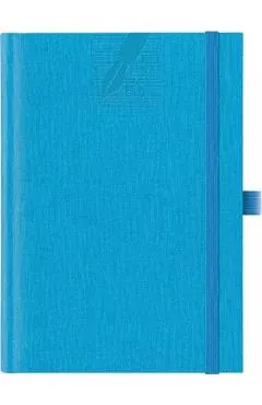 Agenda A5 nedatata. Bleu