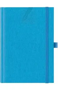Agenda A5 nedatata. Bleu