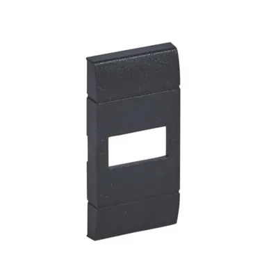 Capac tasta personalizabila pentru comenzi axiale LiVing Light - antracit - 1 modul