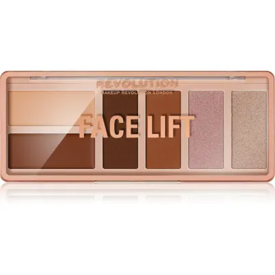 Revolution Face Lift paleta pentru contur facial culoare Light to Medium 6x1.8 g