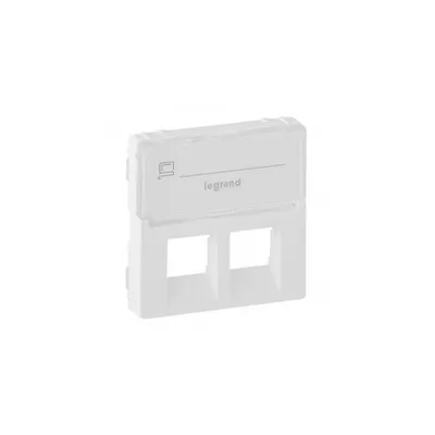 Capac Valena Life -double RJ45/RJ45+RJ11 priza -cu label holder -alb