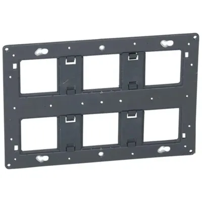 Suport 2x6, 2x8 sau 2x3x2 module Legrand Mosaic 080266