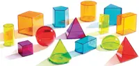 Forme geometrice transparente Learning Resources - 14 buc