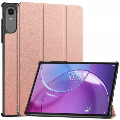 Husa pentru Lenovo Idea Tab Pro Gen 2, Techsuit, FoldPro, Roz Aurie