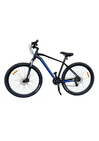 Bicicleta MTB Storm Shark Man 3.0, 29 Inch, Cadru 19, Frane Hidraulice, Negru Mat Albastru