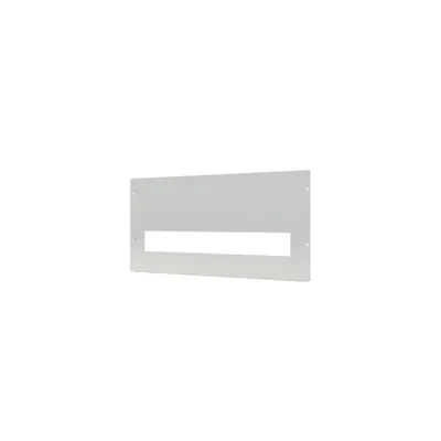 Placa de capat de frontala cu rezerva de 45mm decupare, alba Culoare, 1 rand, 24MU