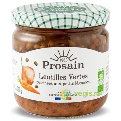 Linte Verde la Borcan Ecologica/Bio 345g
