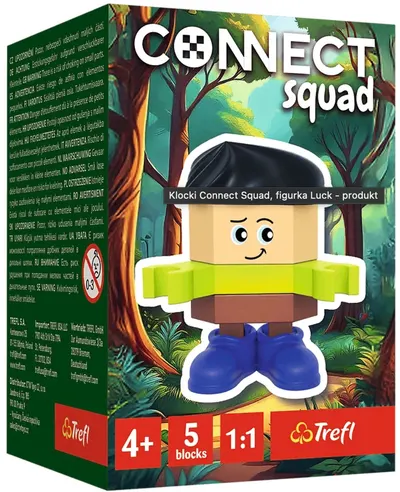 Minifigurină Trefl Connect - Squad, Luck, 5 piese