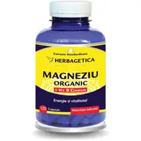 Magneziu Organic cu B Complex 120cps