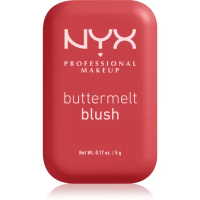 NYX Professional Makeup Buttermelt Blush fard de obraz sub forma de pudra culoare Butta Than Coral 5 g