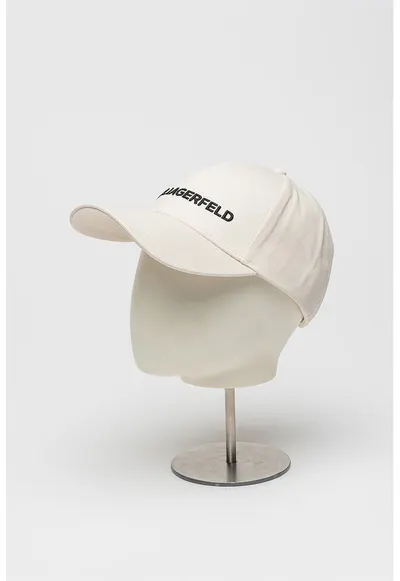 Sapca ajustabila cu logo Essential - Negru/Alb murdar