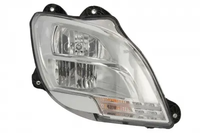 Far dreapta (H1 LED PY21W, manual, fara motor, cu lumina de zi, culoare insert: crom platina, culoare indicator: transparent) potrivit DAF CF, XF 106 10.12