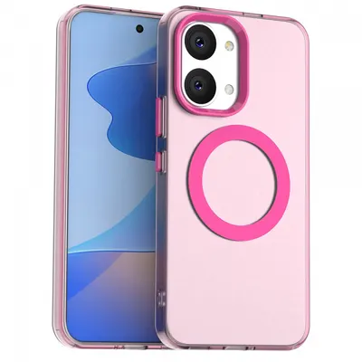 Husa MagSafe pentru Xiaomi Poco X8 Pro Max, Techsuit, CandyCase, Roz