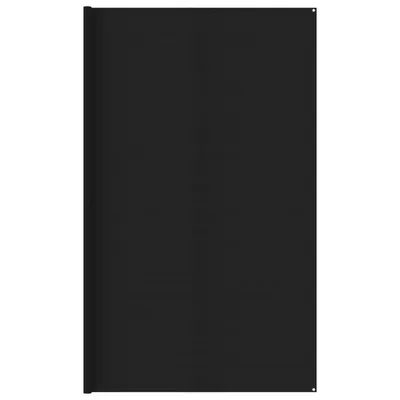 Gossi covor de cort, negru, 400x400 cm, hdpe