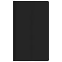 Gossi covor de cort, negru, 400x400 cm, hdpe