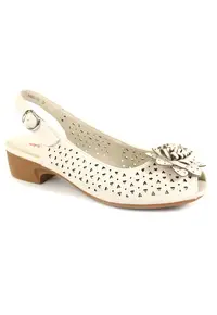 Pantofi dama decupati piele intoarsa X4X460019B 52 N - Bej