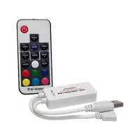 Controler cu Telecomanda Rf Mini Rgb Usb pentru Bandă Led 5v