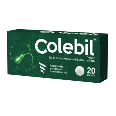 Colebil, Biofarm | 20 de drajeuri