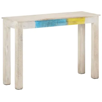 vidaXL Masă consolă, 115x35x77 cm, lemn de mango nefinisat