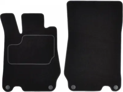 Covorase auto (fata, velur, 2 bucati, culoare negru) MERCEDES SL (R230) intre 2001-2012