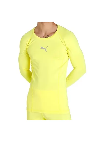 Bluza barbati Liga Baselayer Tee Ls - Galben