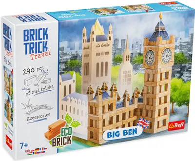 Model asamblabil Trefl Brick Trick Travel - Big Ben
