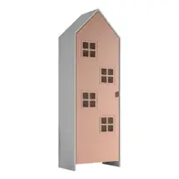 Șifonier de copii alb/roz 58x172x37 cm Casami Bruges – Vipack