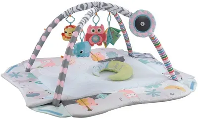 Gimnastică activă 4 în 1 Azaria - Happy Space Play Gym, gri