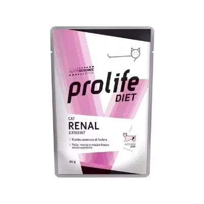 Dieta veterinara pisici, Prolife Vet Renal Exigent, 85 g