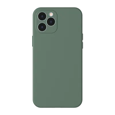 Husa pentru Apple iPhone 12 Pro, Baseus Protective Case, Silicon, Verde, 6.1 inch