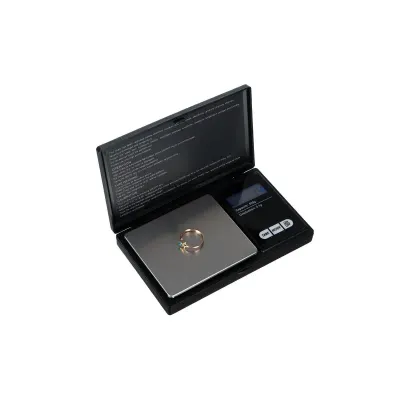 Cantar de buzunar pentru bijuterii, functia TARA, oprire automata, masurare 500 g, afisaj LCD, precizie cantarire 0.1g