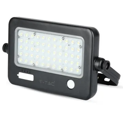 Reflector LED 10W 4000K cu incarcare solara V-TAC SKU-8674